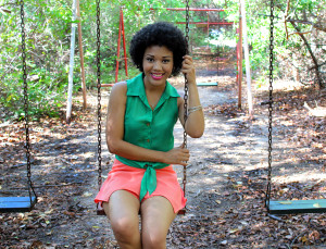 Rouse Nelson, chica afro