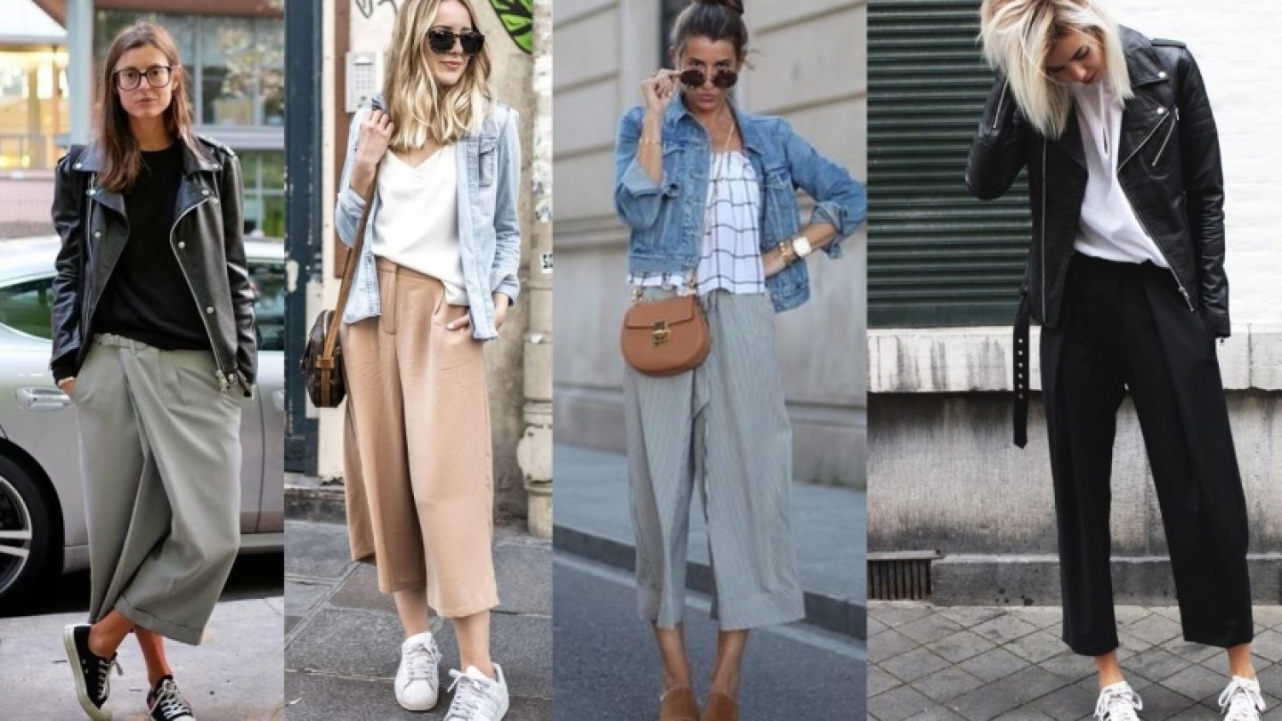 Cinco tips para llevar pantalones culottes
